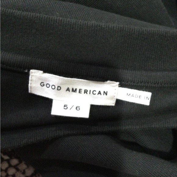 Good American black Oversized Crew tee - Picture 7 of 8